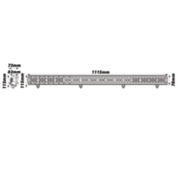 Maypole Clear EasyFit Mount LED Lightbar 3W 115mm - Screwfix