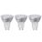 Sylvania ToLEDo  GU10 LED Light Bulb Clear 360lm 3.7W 3 Pack