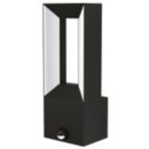 Eglo Riforano Outdoor LED Wall Light With PIR Sensor Black 5W 1100lm