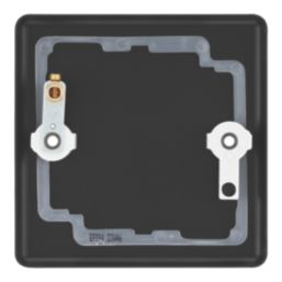 LAP  1-Gang Blanking Plate Matt Black