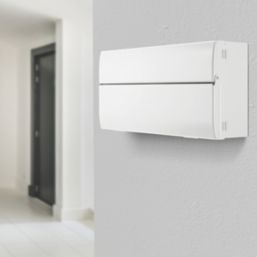 British General Fortress 22-Module 20-Way Part-Populated  Main Switch Consumer Unit