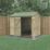 Forest Beckwood 7' 6" x 6' (Nominal) Reverse Apex Shiplap Timber Shed with Base & Assembly