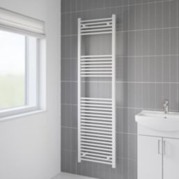 Flomasta 1800mm x 500mm 2498BTU White Flat  Towel Radiator