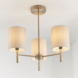 Quay Design Sophia 3-Light Ceiling Antique Brass