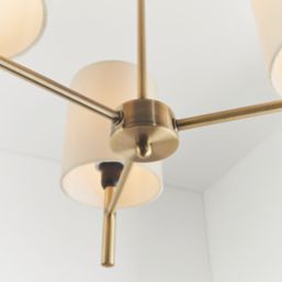 Quay Design Sophia 3-Light Ceiling Antique Brass