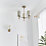 Quay Design Sophia 3-Light Ceiling Antique Brass