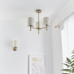 Quay Design Sophia 3-Light Ceiling Antique Brass