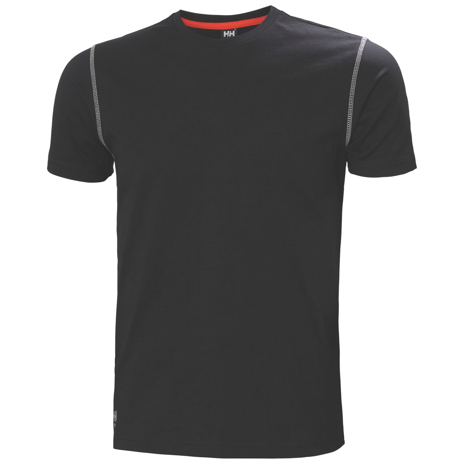 Helly Hansen Oxford Short Sleeve T-Shirt (Mens) Black Medium 39" Chest (296XC)