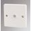 Crabtree Capital 20A Unswitched Flex Outlet  White