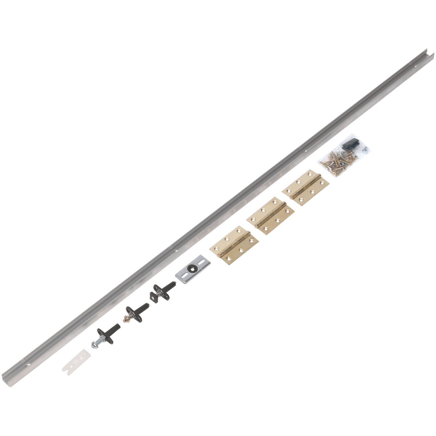 Henderson Bifold B10/2 2-Door Folding Track System Silver 1067mm (2974J)