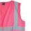 Pro RTX High Visibilty  Waistcoat Pink X Large 48" Chest