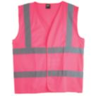 Pro RTX High Visibilty  Waistcoat Pink X Large 48" Chest