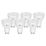4lite   GU10 LED Light Bulb 610lm 6W 6 Pack