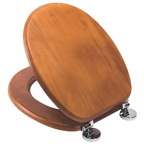 Croydex Davos Standard Closing Toilet Seat Pine Antique | Toilet Seats