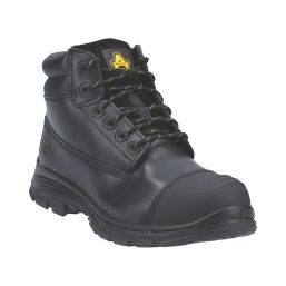 Amblers FS301 Size 8  Black Water-Resistant Steel Toe Cap Safety Boots
