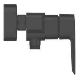 Grohe Start Exposed Single Outlet Manual Matte Black Wall-Mounted Shower Mixer Valve