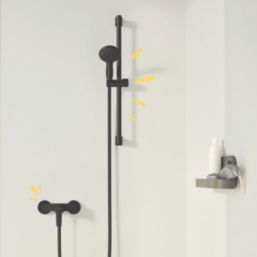 Grohe Start Exposed Single Outlet Manual Matte Black Wall-Mounted Shower Mixer Valve