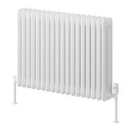 Reina 600mm x 820mm 4622BTU White Horizontal 2 Column Radiator