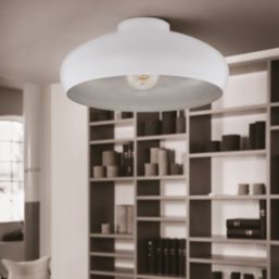 Eglo Mogano Ceiling Light White/Silver