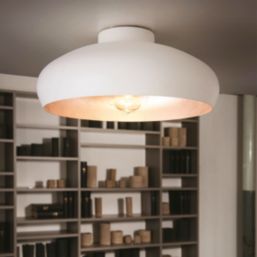 Eglo Mogano Ceiling Light White/Silver