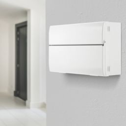 British General Fortress 16-Module 14-Way Part-Populated  Main Switch Consumer Unit