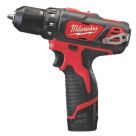 Refurb Milwaukee M12 BDD-202C 12V 2 x 2.0Ah Li-Ion RedLithium  Cordless Sub-Compact Drill Driver