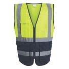 Regatta Pro Executive Vest Hi-Vis Vest Yellow/Navy Medium 39.5" Chest