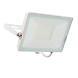 Saxby Salde Outdoor LED Floodlight Matt White 50W 4000lm