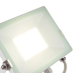 Saxby Salde Outdoor LED Floodlight Matt White 50W 4000lm