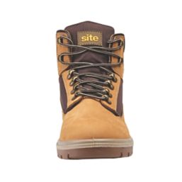 Site Quartz Size 8  Honey  Steel Toe Cap Safety Boots