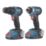Erbauer  18V 2 x 2.0Ah Li-Ion EXT Brushless Cordless Combi Drill & Impact Driver Twin Pack