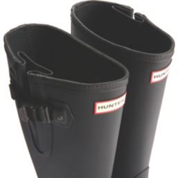 Hunter Field Downpour  Size 4 Womens Black Non Safety Wellies