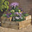 Forest Caledonian Tiered Garden Planter Natural Timber 900mm x 900mm x 588mm