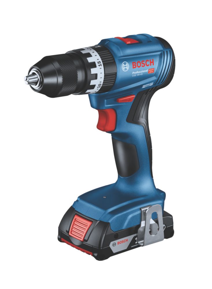 Bosch GSB 18V-110 C Professional 18V Li-Ion Coolpack Brushless Cordless  Combi Drill - Bare - Screwfix