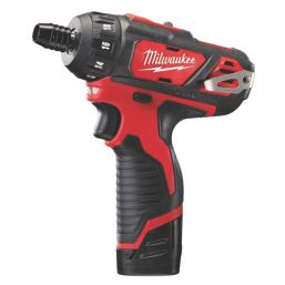 Milwaukee M12 BD-202C 12V 2 x 2.0Ah Li-Ion RedLithium  Cordless Sub-Compact Screwdriver