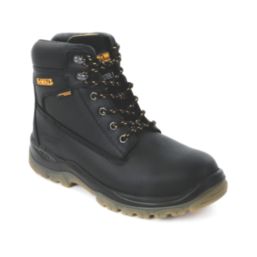 DeWalt Titanium Safety Boots Black Size 13 - Screwfix