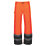 Regatta Pro Hi-Vis Cargo Trousers Orange / Navy 38" W 31" L