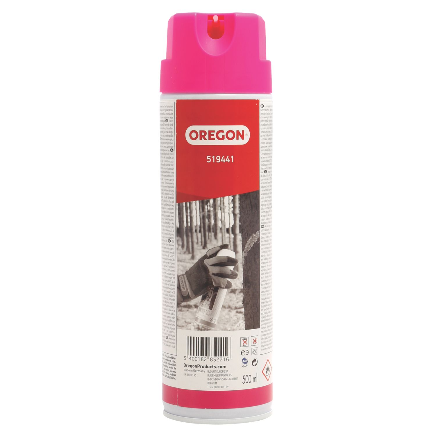 Oregon 500ml Pink Matt Forestry Marking Spray Paint (298KT)