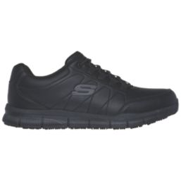 Skechers Nampa Osil Size 9  Black  Slip-On Occupational Work Shoes