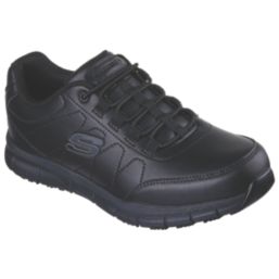 Skechers Nampa Osil Size 9  Black  Slip-On Occupational Work Shoes