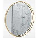Sensio Aspect Round Bathroom Mirror Brushed Brass With 2240lm LED Light 600mm x 600mm