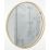 Sensio Aspect Round Bathroom Mirror Brushed Brass With 2240lm LED Light 600mm x 600mm