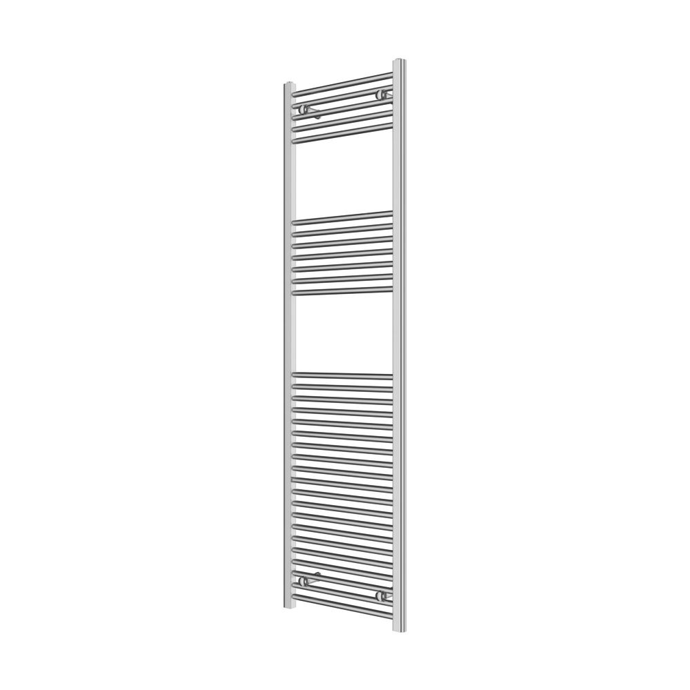 Flomasta Towel Radiator 1800mm x 500mm Chrome 1750BTU - Screwfix