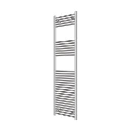 Flomasta Towel Radiator 1800mm x 500mm Chrome 1750BTU Screwfix