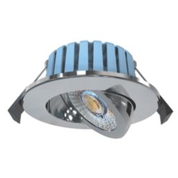 Spa Eden Adjustable  Fire Rated LED Downlights Chrome 7W 700lm 4 Pack