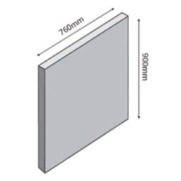 Maia  Calcite Splashback 760mm x 900mm x 10mm