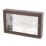 Varilight  2-Gang Surface Pattress Dark Oak Double Wall Box 25mm