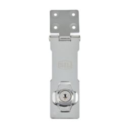 Smith & Locke Locking Hasp & Staple Chrome 115mm