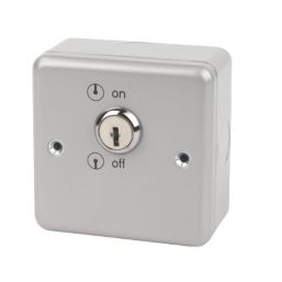 MK Metalclad Plus 20A 1-Gang DP Metal Clad Key Switch