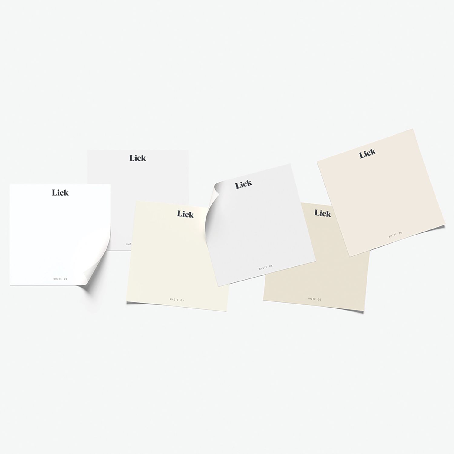 LickPro White Peel & Stick Paint Samples 6 Pack (299AC)